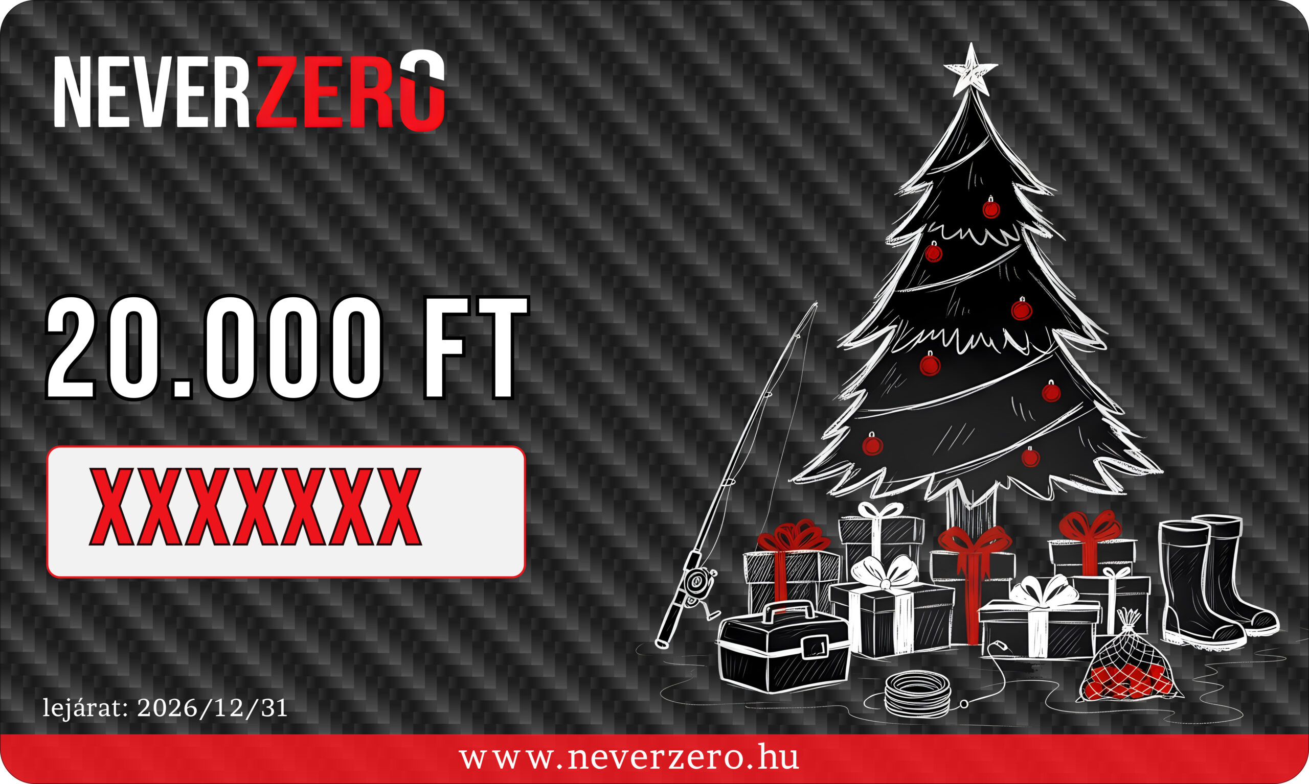 20.000ft-os AJÁNDÉKKÁRTYA (fizikális)